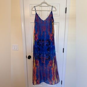 Lulus Watercolor Maxi Dress